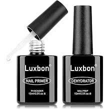 Luxbon 2 Pcs 15ml Nail Primer & Nail Dehydrator