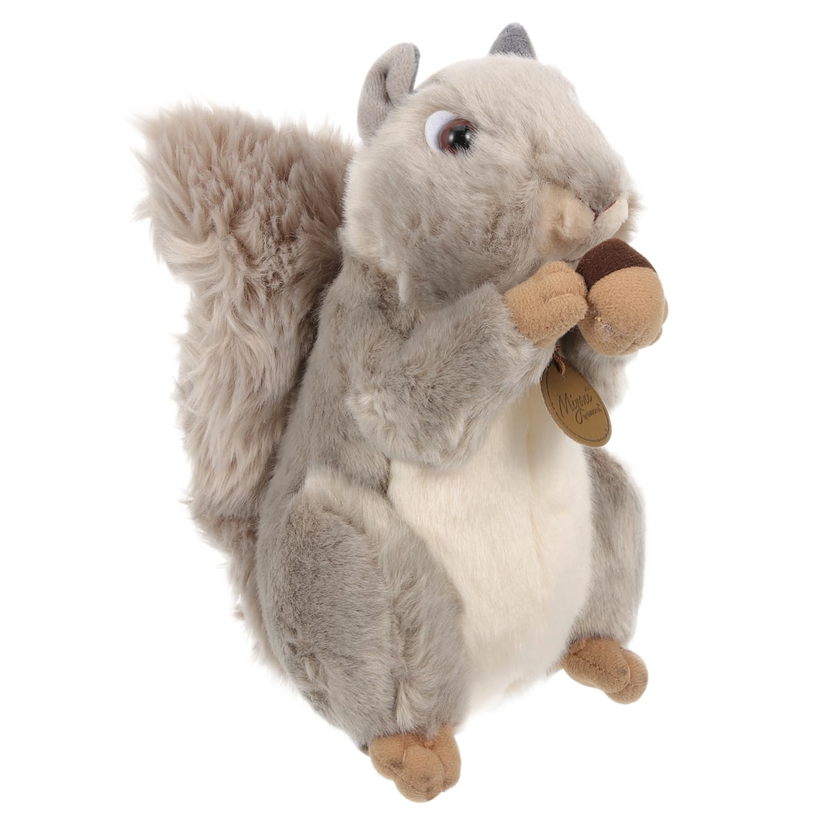 Toyvian Squirrel Stuffed Animal Plush Soft Toy for Kids Home Office Party Decoration 8.27In Durable Doll with Fine Stitching