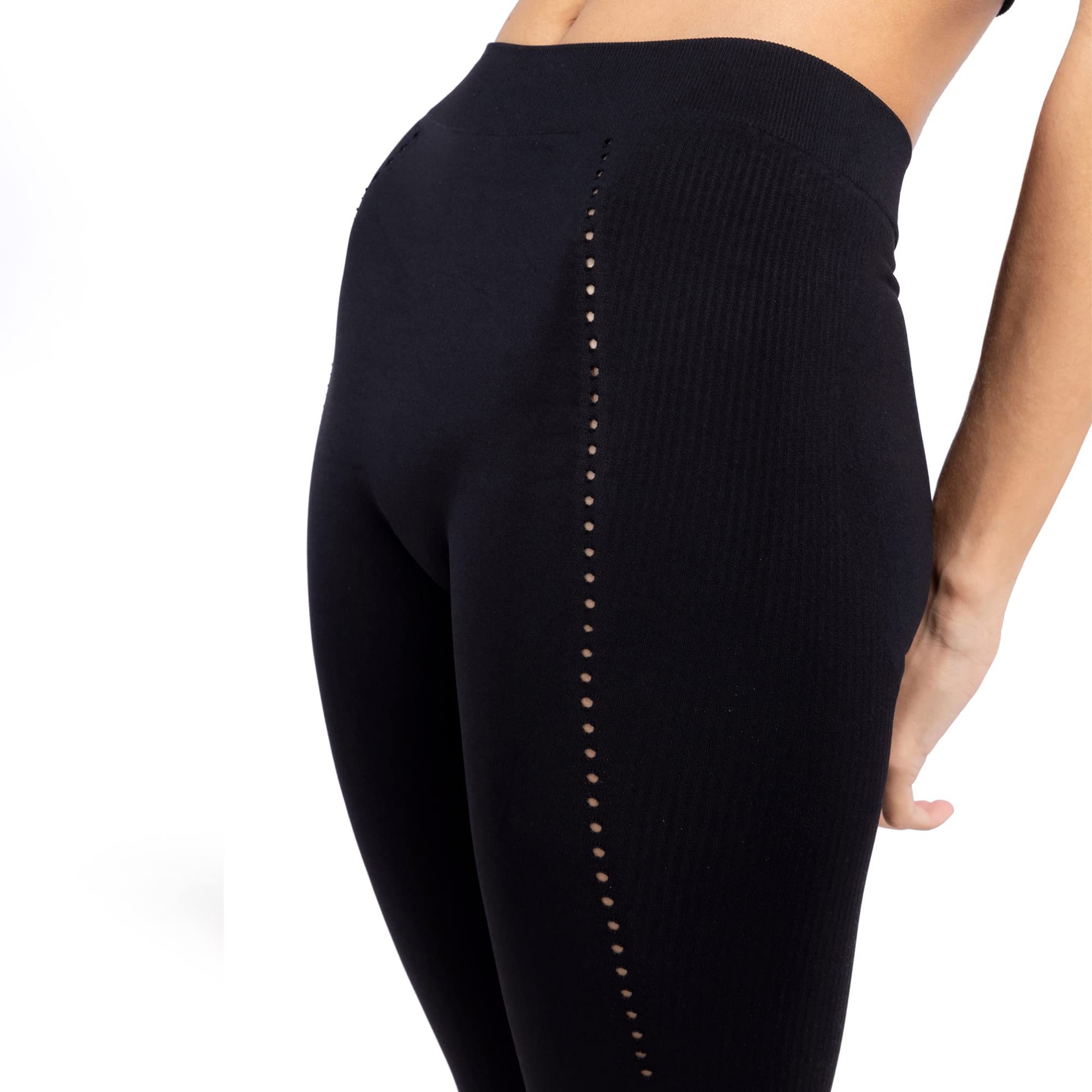Invertika Leggings Snellenti Sportswear Leggins Donna in Microfibra Anticellulite - Modelleanti - Contenitivi - Vita Alta Termico Made in Italy