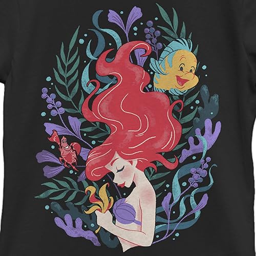 Miniatura 2 de Disney Little, Big Princesses Leafy Ariel - Camiseta de manga corta para niñas