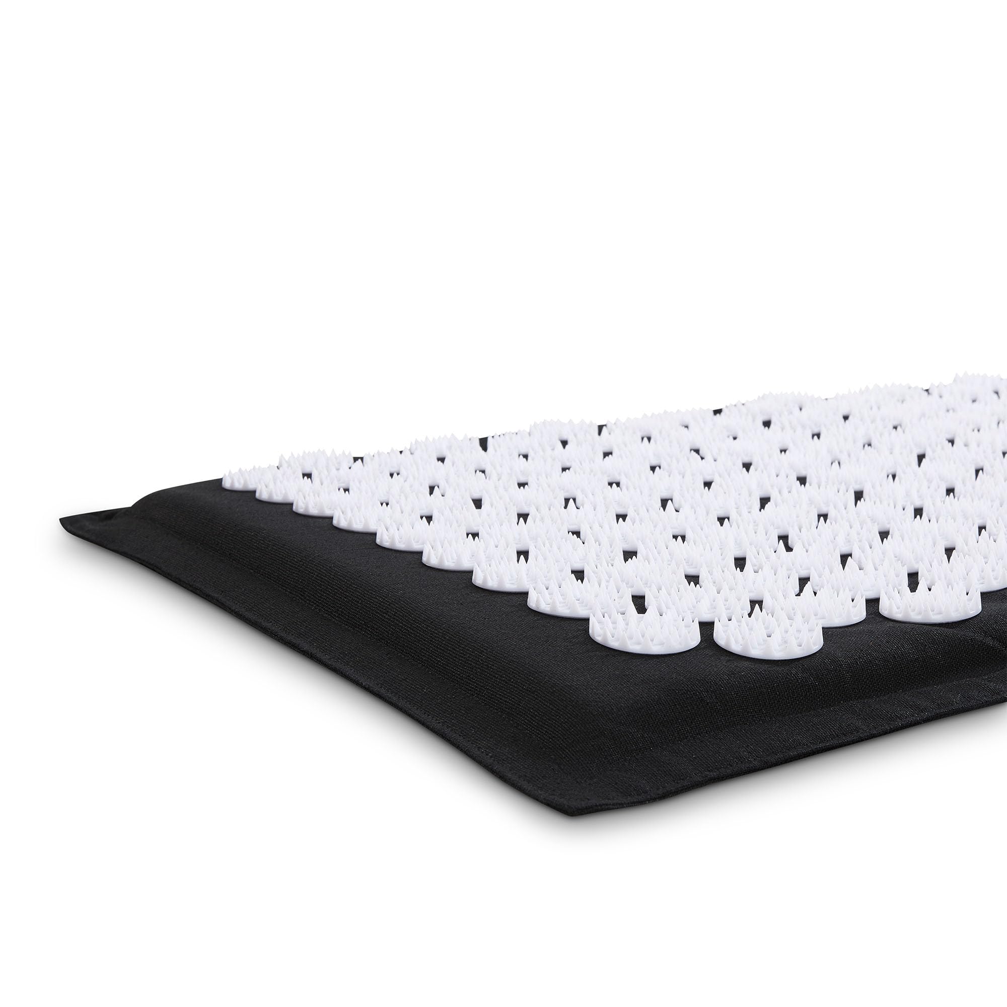 Hypermotion Tapis Acupression ECO, Tapis Champ de Fleurs 3-en-1 en Lin, Fibre de Coco et Sarrasin - Soulage Mal de Dos, Nuque et Tensions Musculaires - Naturel et Respirant - 7 182 Points de Pression
