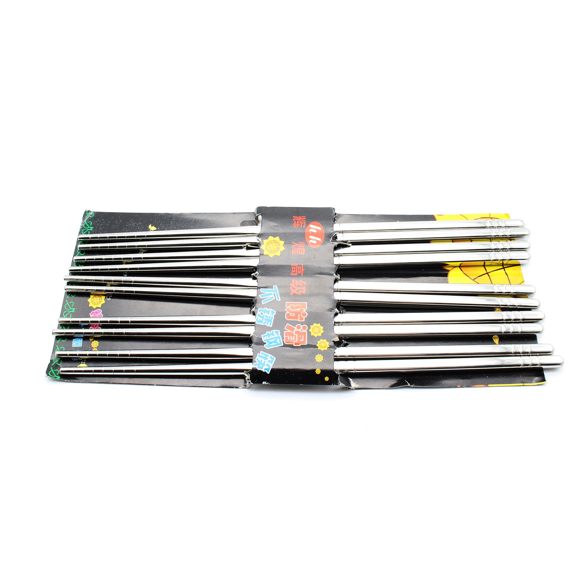 TEMO 5 Pairs Spiral Stainless Steel Chopsticks, Dishwasher Safe Lightweight — Amazon image 4