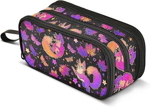 Vista 431 de Estuche para lápices de fútbol y fútbol, estuche grande para lápices para niños y niñas, compartimentos con cremallera, gran capacidad, papelería