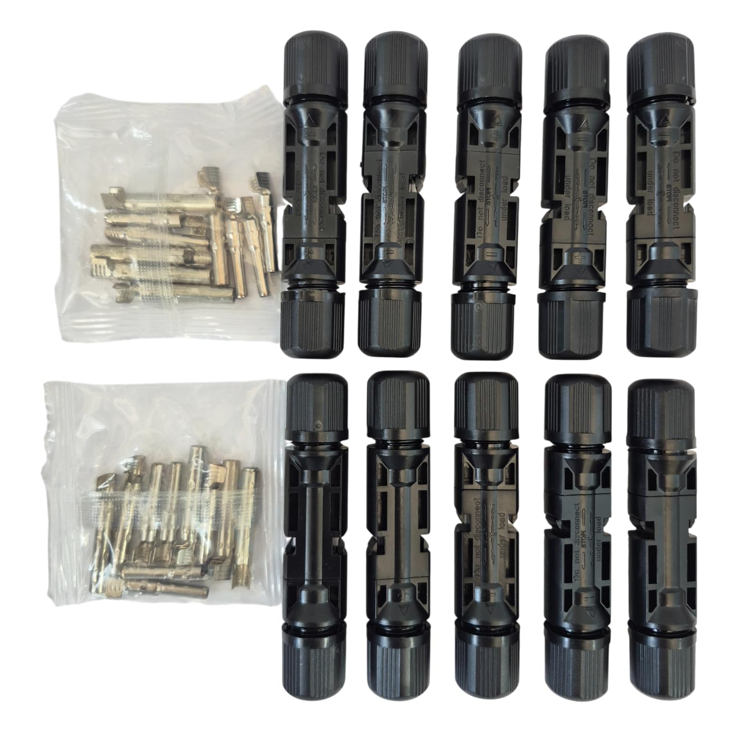 Kenbrook Solar Worldsun MC-4 Wire Connector for Solar Panels (Set of 10 Pairs)