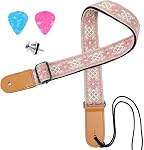 Ukulele Strap, Eyeshot Adjustable Premium Leather Ukulele Strap