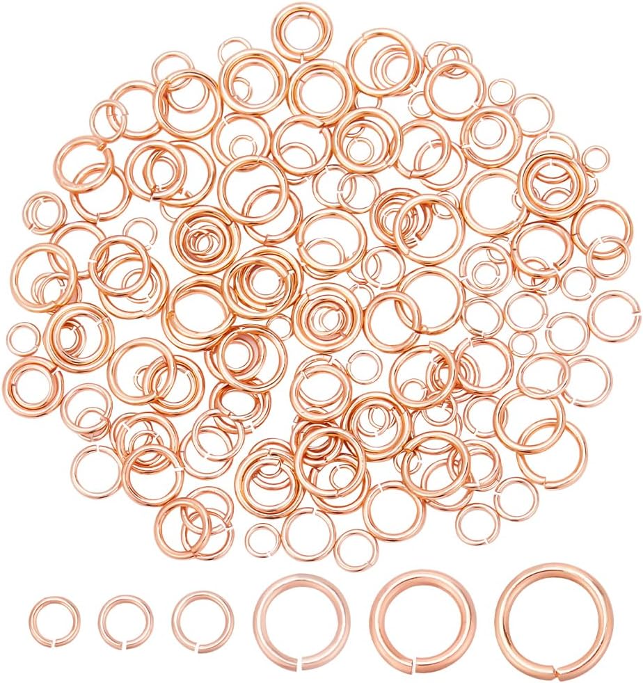 AHANDMAKER 30 Pcs Silver Open Jump Rings, 3 Sizes 925 Sterling Silver Jump Rings, Oval Linking Rings, Jewelry Rings Connectors for Earring Necklace Bracelet Keychain DIY Jewelry Making