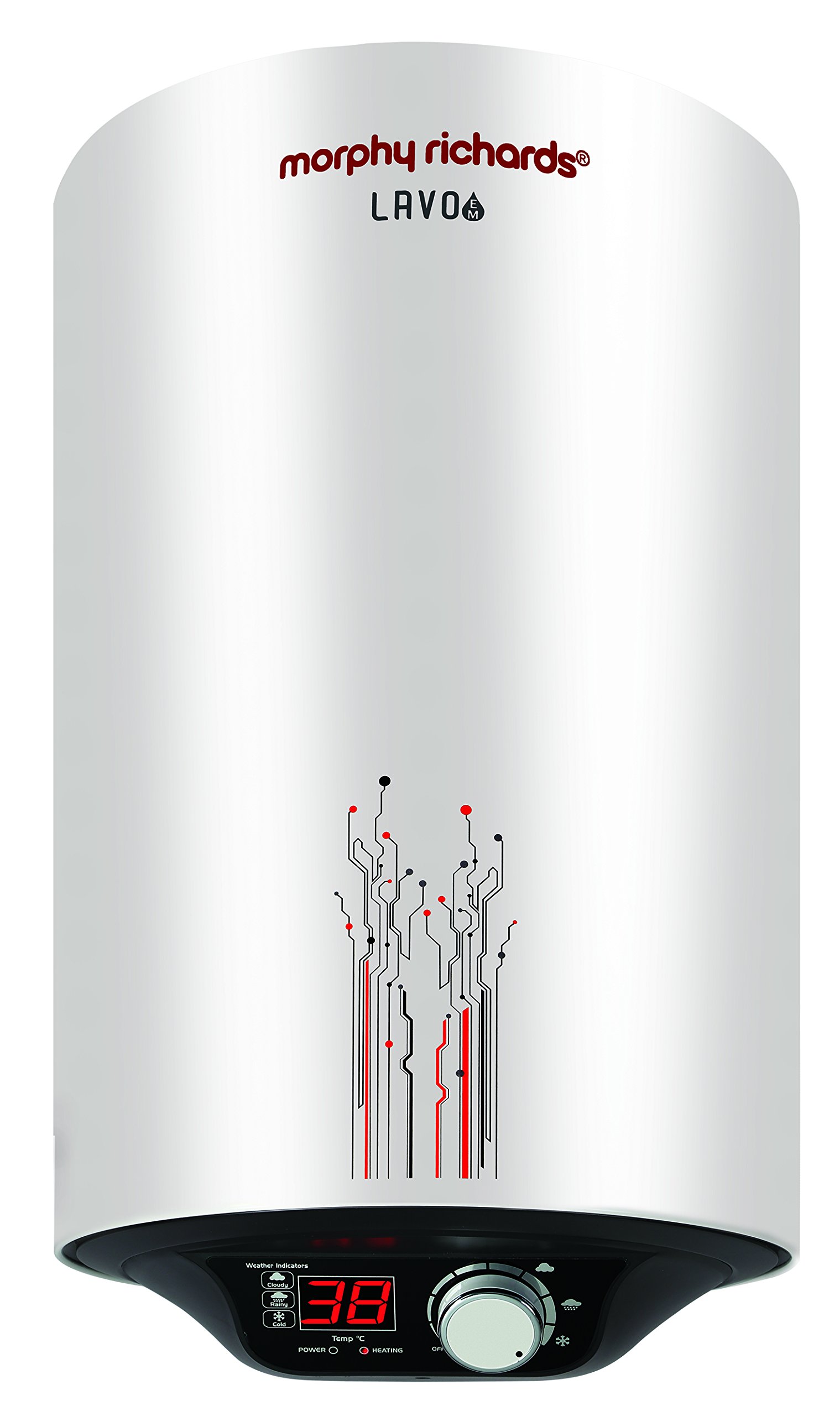 Morphy Richards Lavo EM 10-Litre Vertical Storage Water Heater (White)