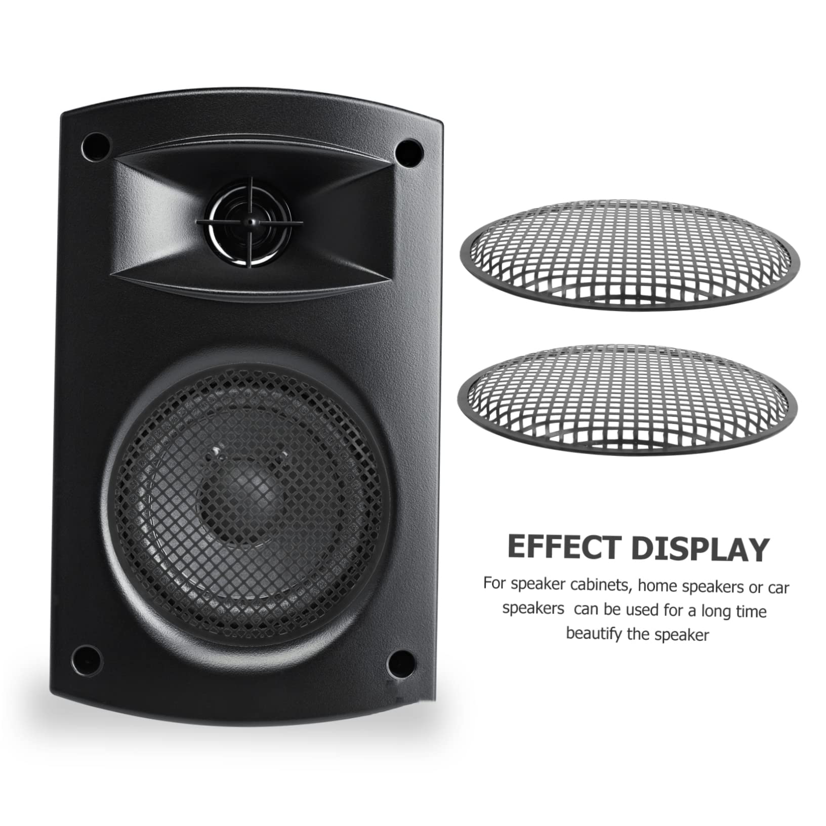 TOGEVAL Speaker Grill Mesh Cover Car Speaker Protective Net Audio Grille for Car