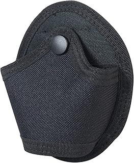 Handcuff Case Handcuff Holster for Law Enforcement Black Nylon Pouch Fits Standard Chain Cuffs Duty Belt, 3.9 inch x 4.9 inch, 1 Pack