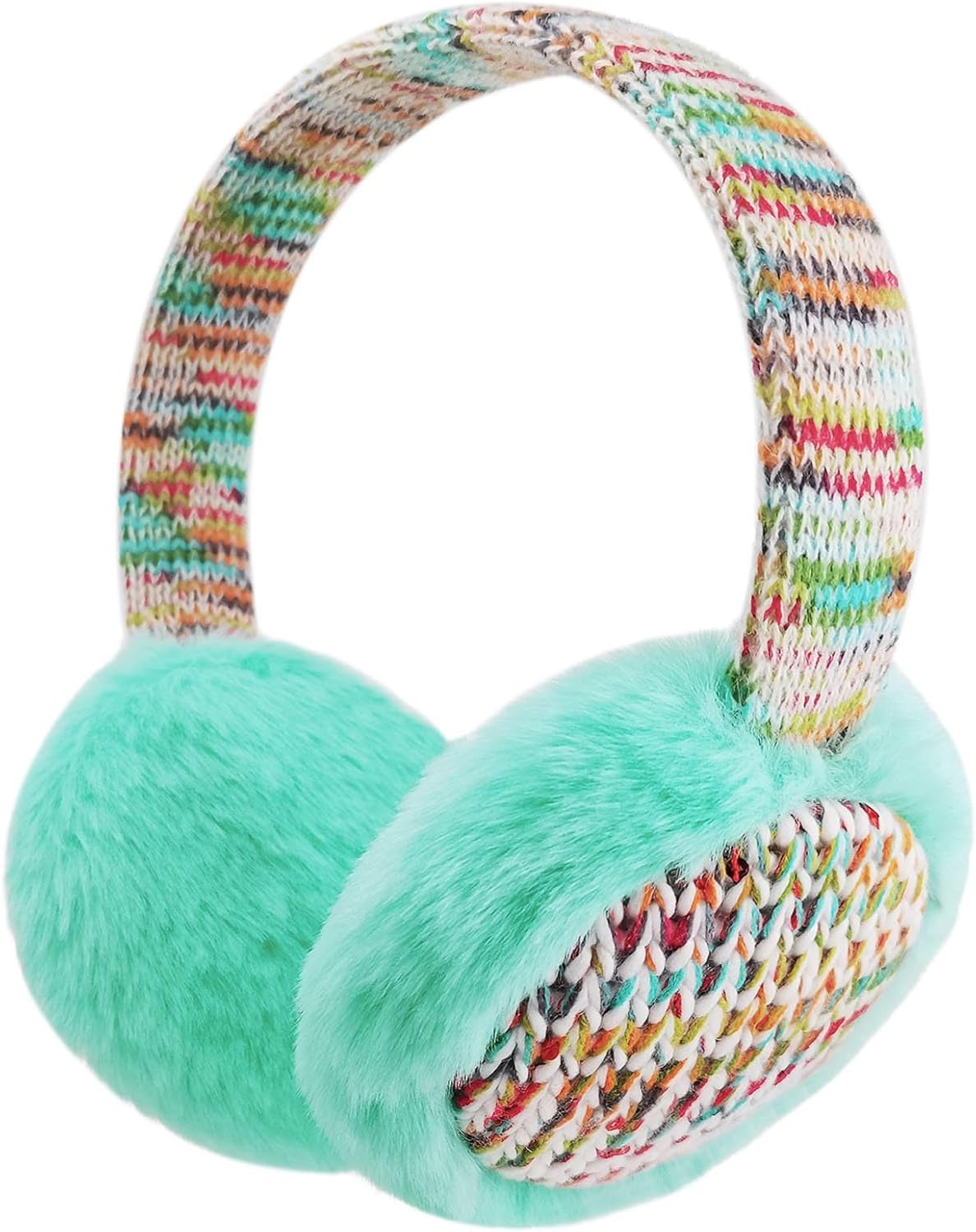 Ear Muffs Gloves Set for Kids, Winter Adjustable Sequins Warm Earmuffs for Kids Outdoor Cold Weather - Image 8