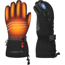 Guantes Para Puños Calefactables Guantes de Esquí de Invierno para Hombres y Mujeres, Guantes Térmicos Impermeables de Esquí de Snowboard de Invierno Motocicleta Ciclismo a Prueba de Viento