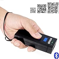 Vista 8 de Symcode Escáner de código de barras Bluetooth 2D QR, mini lector de código de barras CMOS inalámbrico de mano 1D 2D con conexión inalámbrica