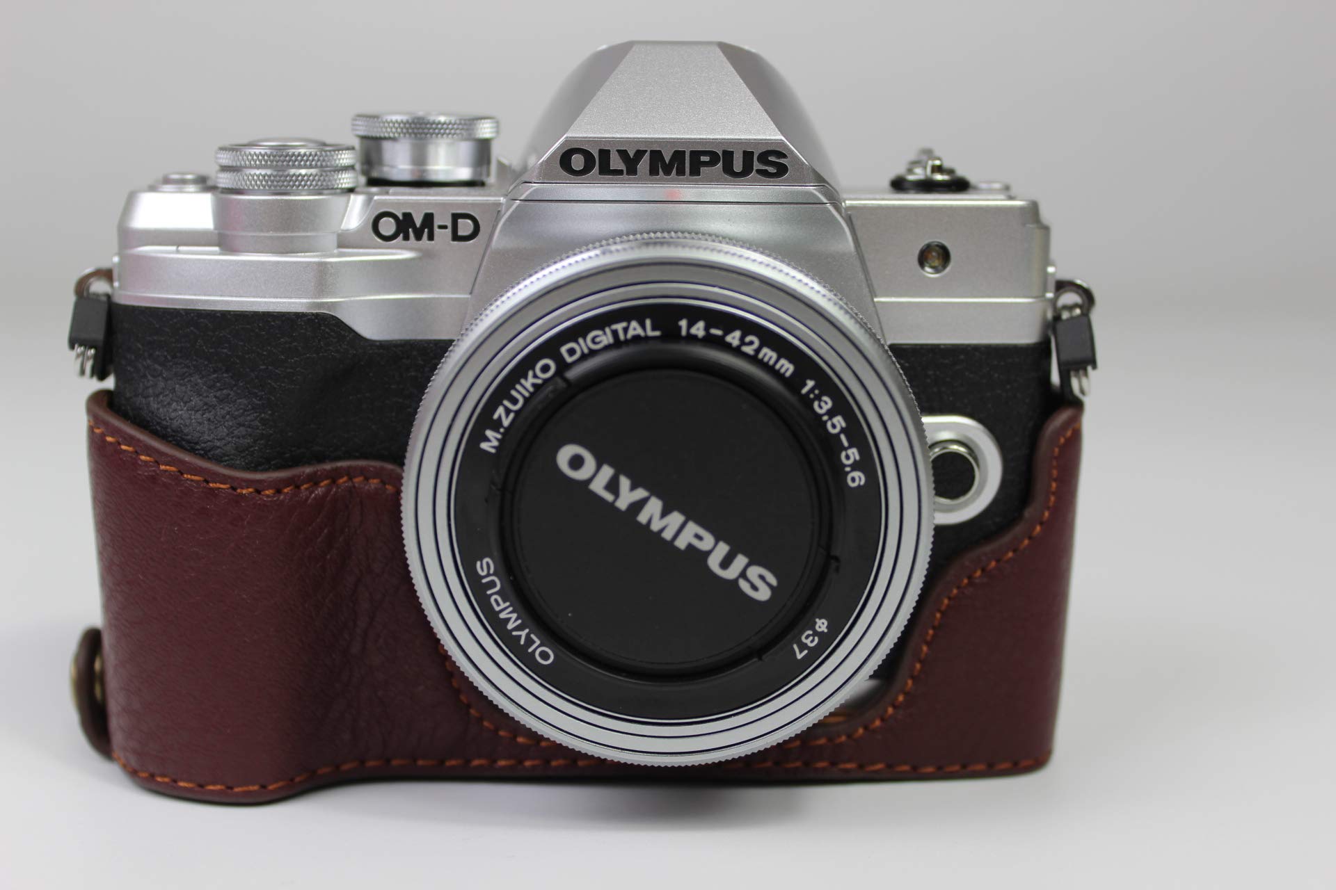 Amazon.co.jp: BolinUS E-M10 Mark IVケース ハンドメイド 本革 ハーフ