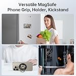 SYNCWIRE Upgraded Magnetic Phone Ring Holder for MagSafe, Magnetic Cell Phone Grip Stand Finger Ring Kickstand with Two-Sided Magnetic Compatible iPhone 15 Pro Max 14 13 12,Android,MagSafe Accessories