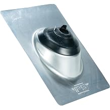 Water-Tite 81715 Multi-Size 3N1 Roof Flashing, 10-3/4-by-14-1/2-Inch Aluminum Base with Elastomer Collar, For 1-1/4-, 1-1/2-, 2-, and 3-Inch Vent Pipe