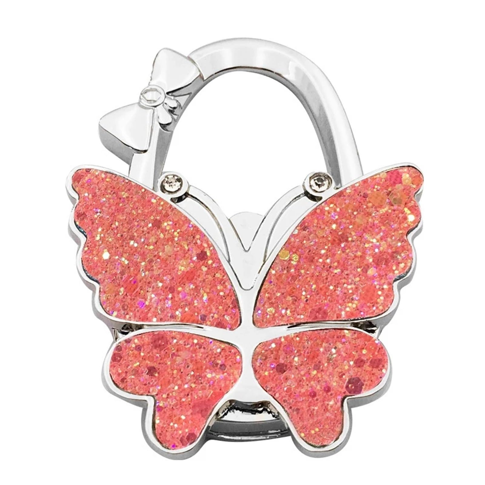 ZYAGH Elegant Bag Hook Portable Butterfly Bowknot Table Hanger(010)