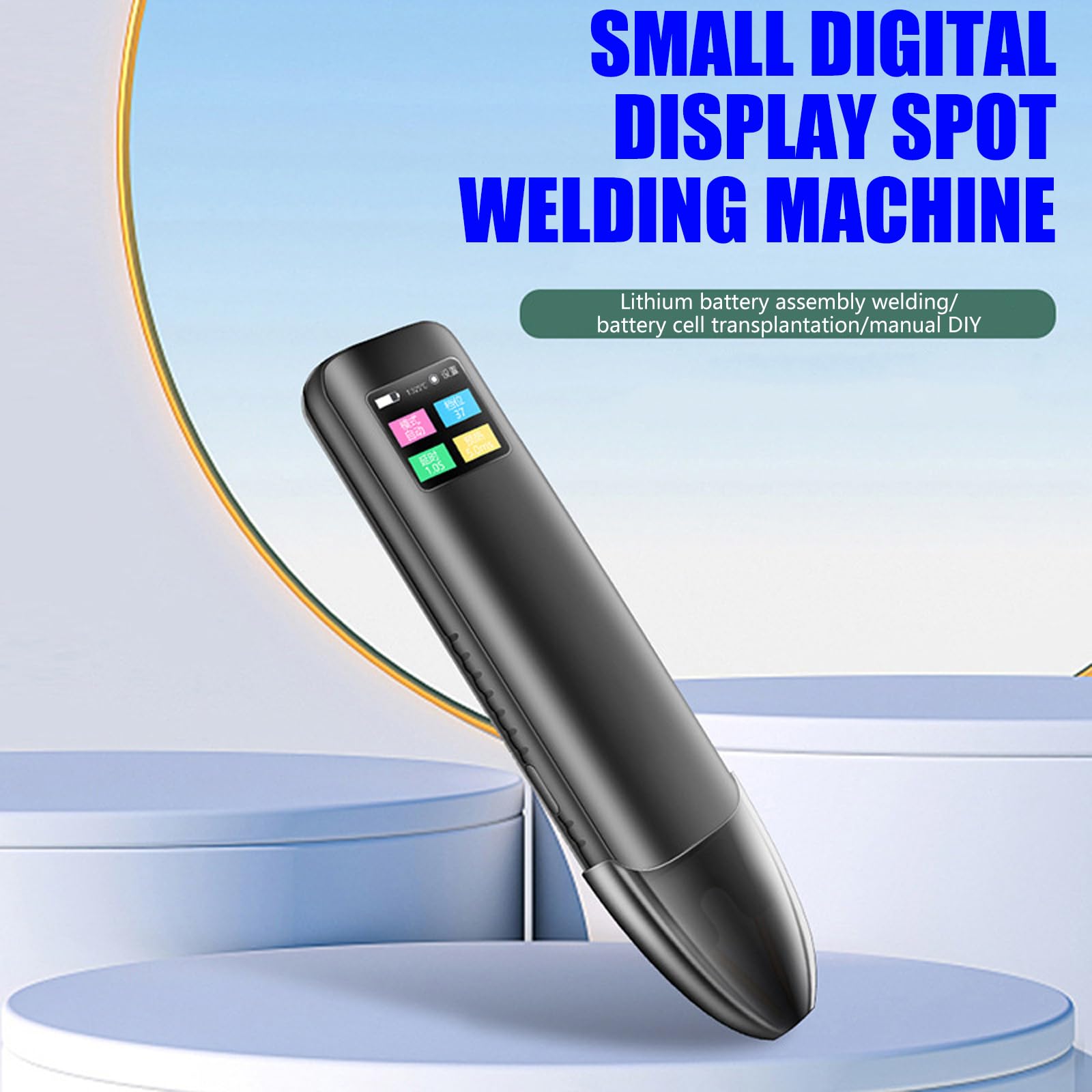Dispositivo De Soldadura Por Puntos Mano Digital Con Batería Recargable 99 Ajustes Ajustables Adecuado Para Técnicos Aficionados Equipo Soldadura Eficiente