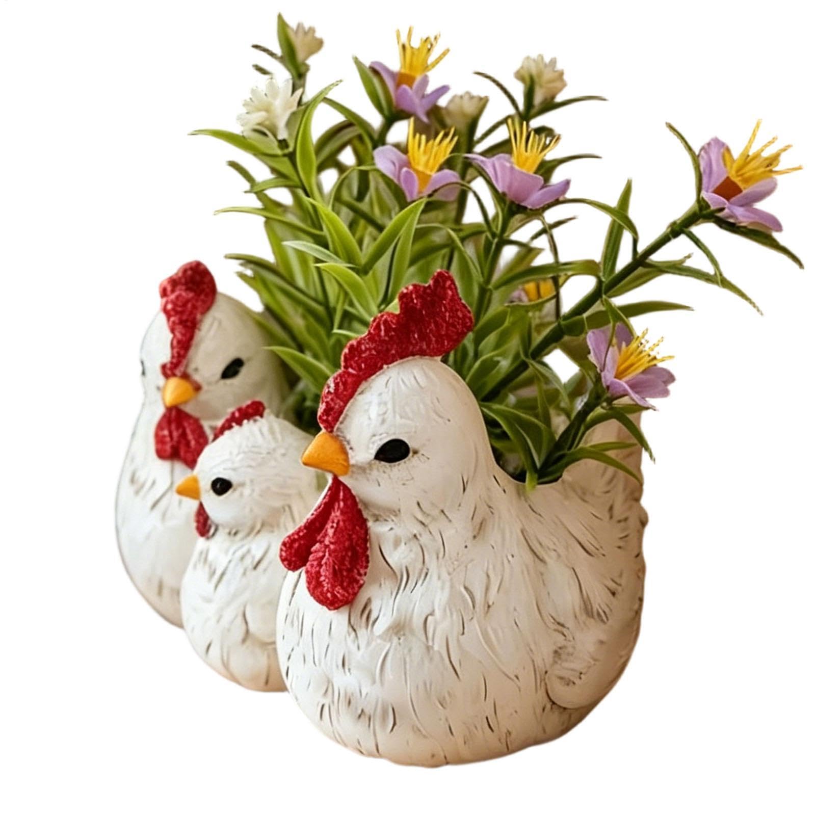 Pots de fleurs en résine résistant aux intempéries pour jardin