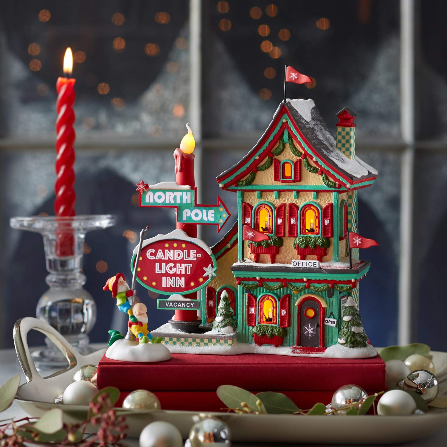Amazon.com: Department 56 North Pole Village Series Welcoming