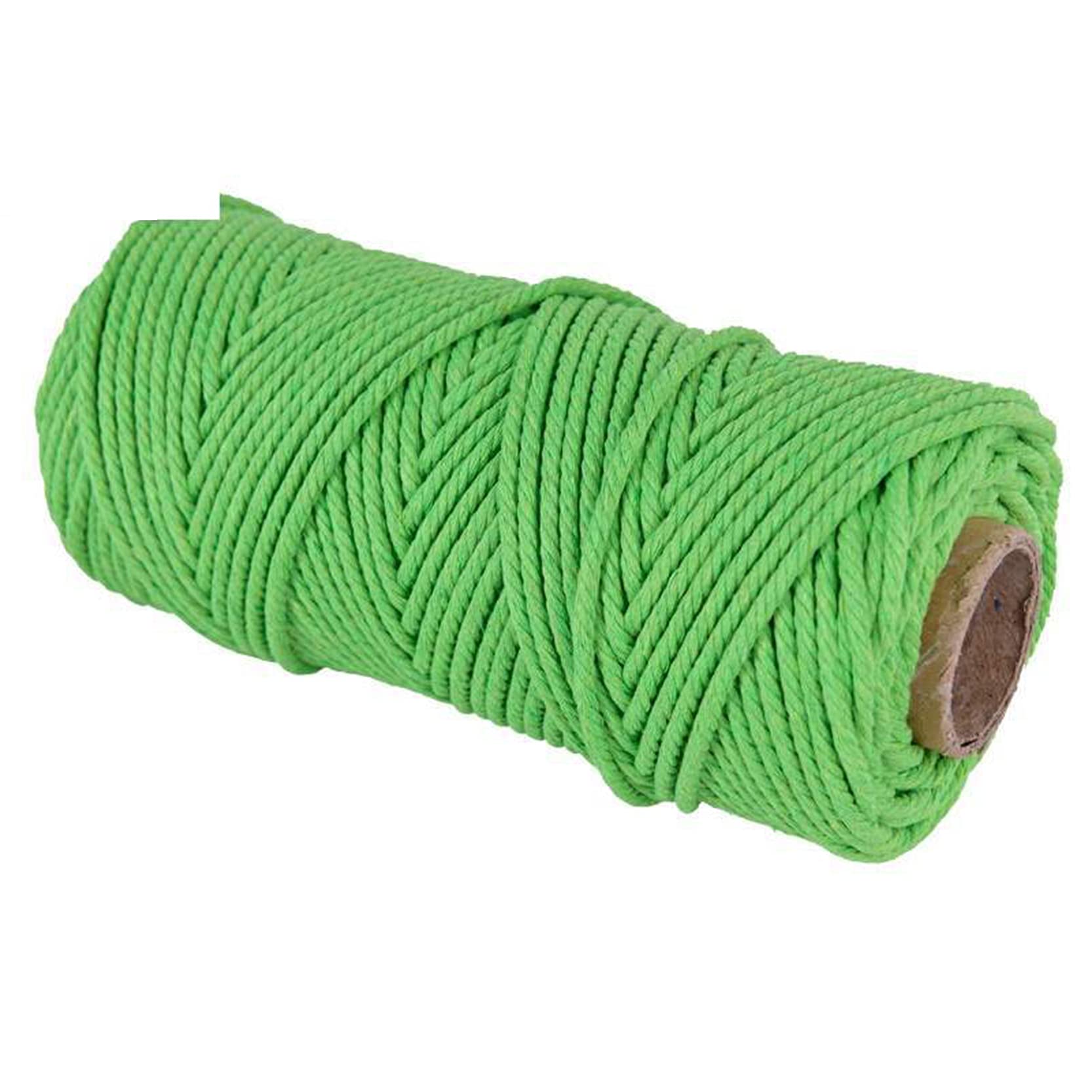 Lina, lina nylonowa, sznurek makrama Lina bawełniana 3mm/4mm x 200m, naturalna lina makrama DIY sznurek do rękodzieła, sznurek bawełniany miękka lina do zawieszania na ścianie makrama, projekty dekora
