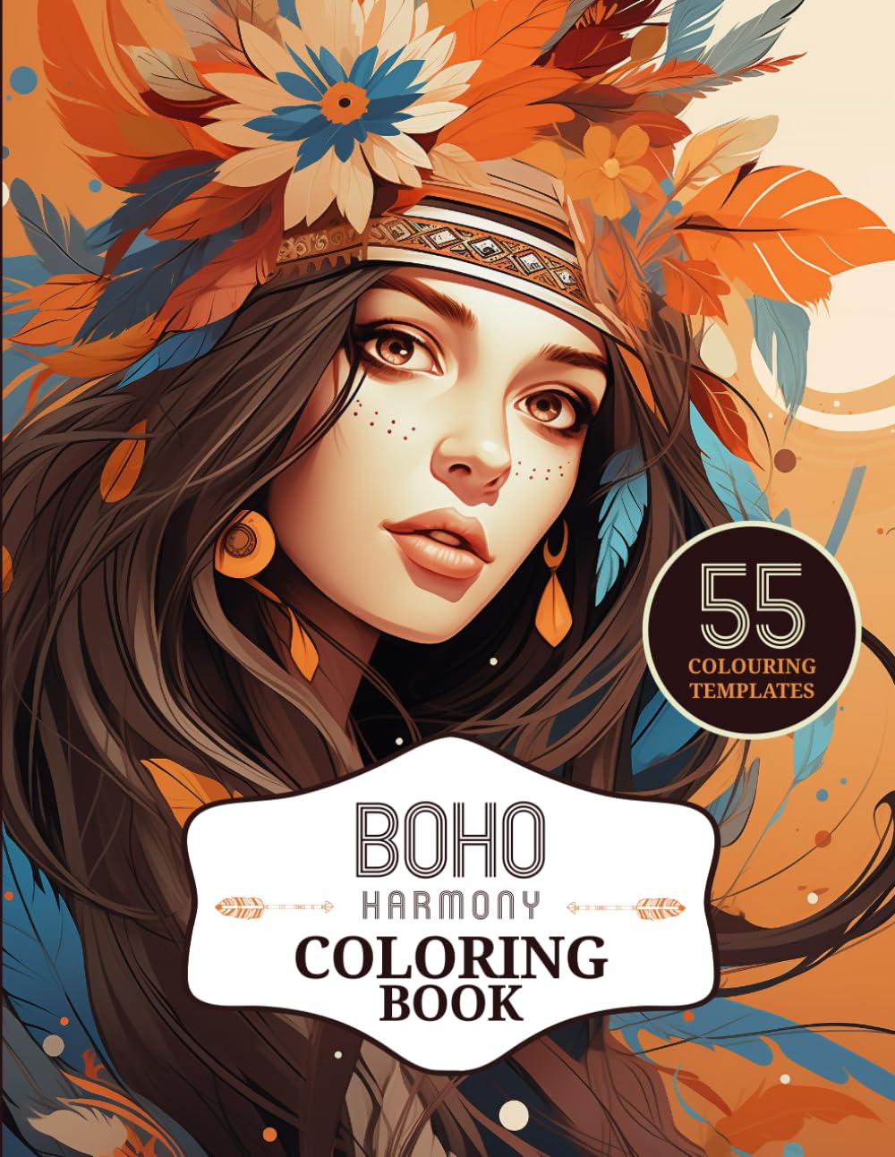 Boho Harmony: Coloring Book for Peaceful Souls