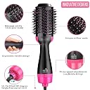 KGBAD Hot Air Brush One Step Hair Dryer & Styler | Hair Dryer Brush Electric Volumizer Hair Straightening Hair and Styler styling Surface Hot Air Blow Brush gallery image