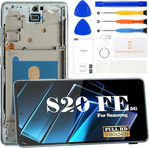 Miniatura 32 de OLED para Samsung Galaxy S20 FE 5G Pantalla LCD para Samsung S20 FE 5G Reemplazo de pantalla SM-G781B Pantalla táctil digitalizador Asamblea Kits