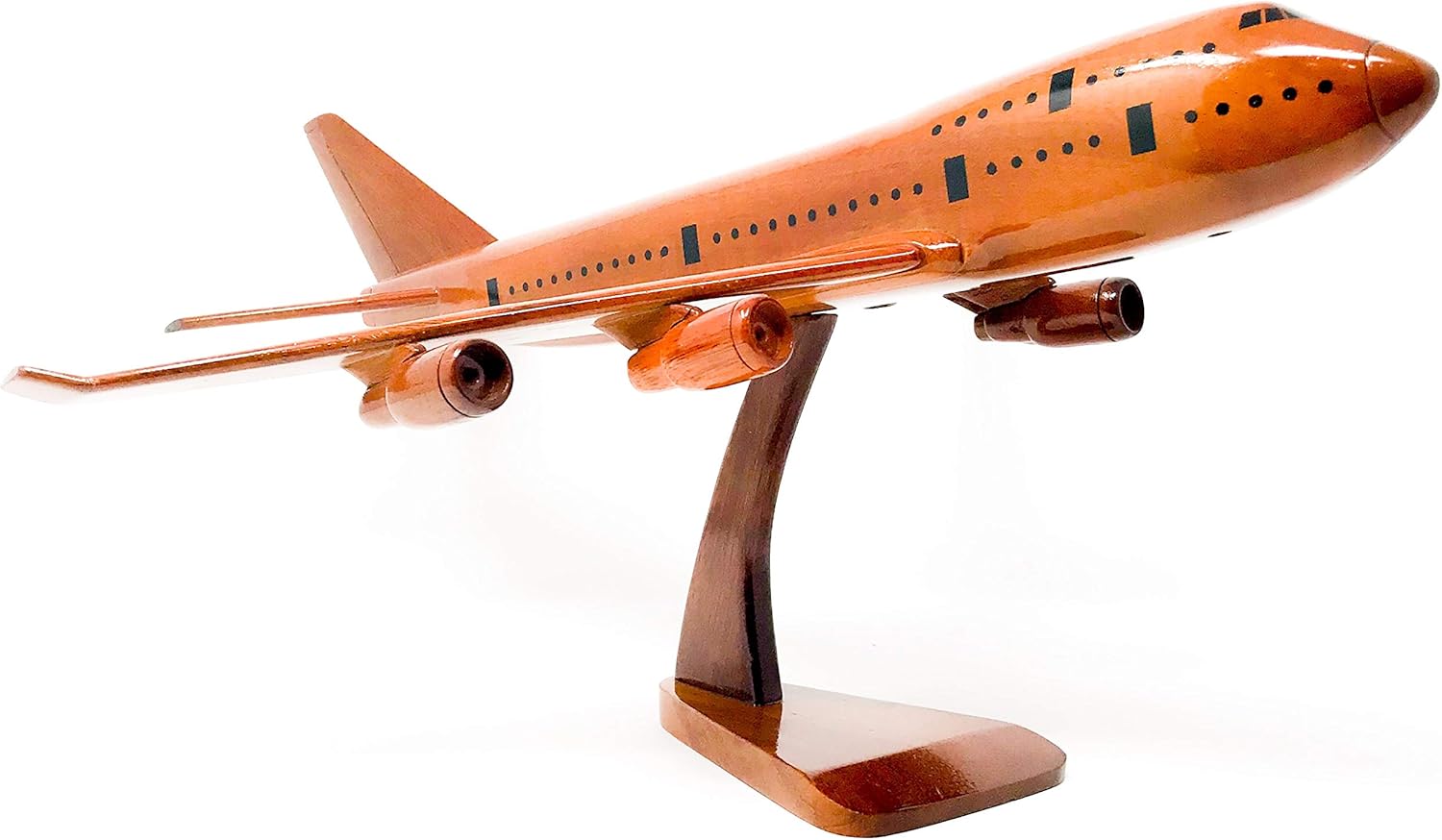 Boeing 747 Airplane Wood Model