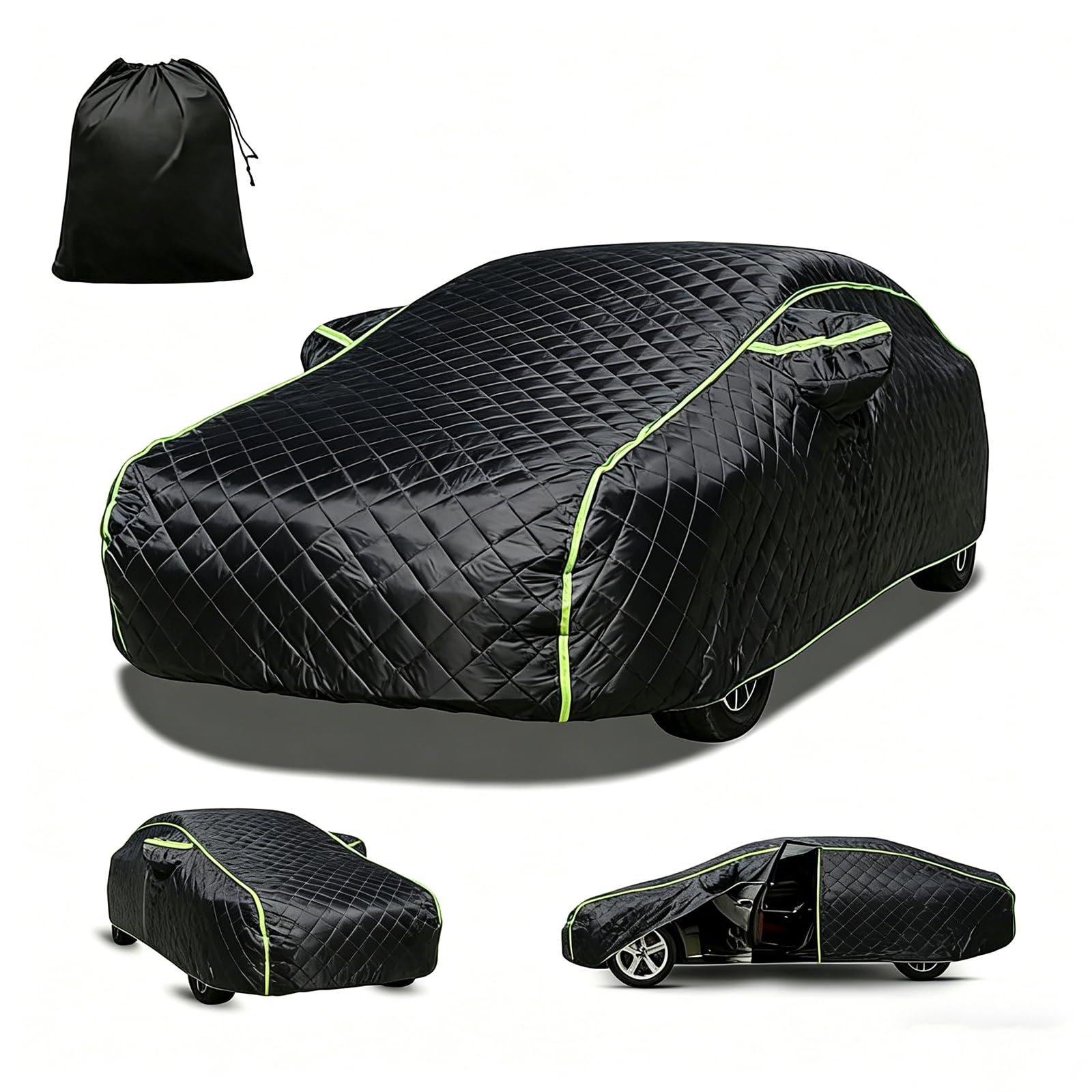 Hagelschutz Auto für Jeep Renegade 2014-2026,Abdeckhaube Autogarage Autoabdeckung Schutzhülle Outdoor Autoplane mit Reflektorstreifen wd0430