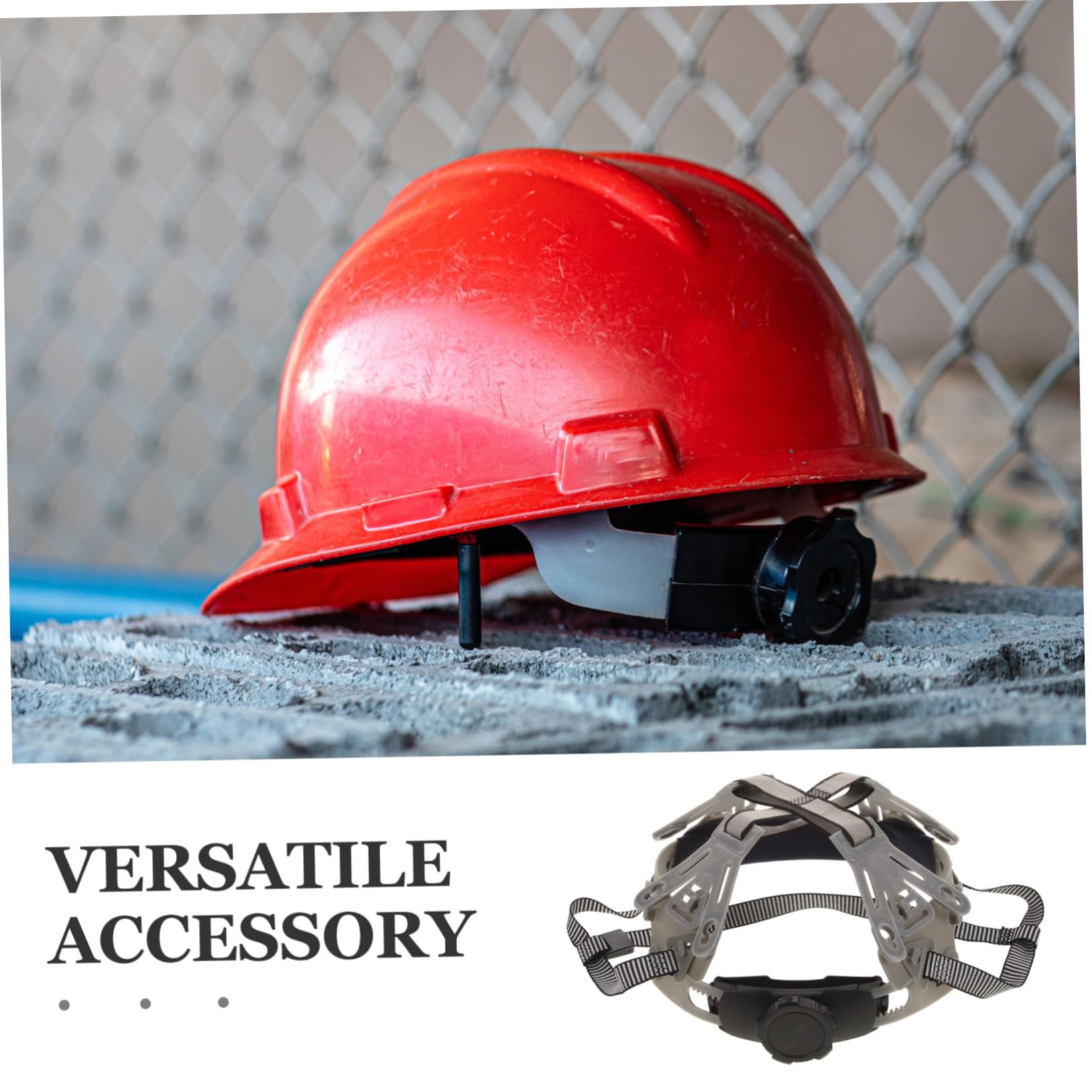 Mikikit Forro del Casco Banda para El Sudor del Casco Seguridad Industrial Casco De Construccion Reemplazo De Revestimiento De Sombrero Duro Forro De Sombrero Construcción Tela Gris
