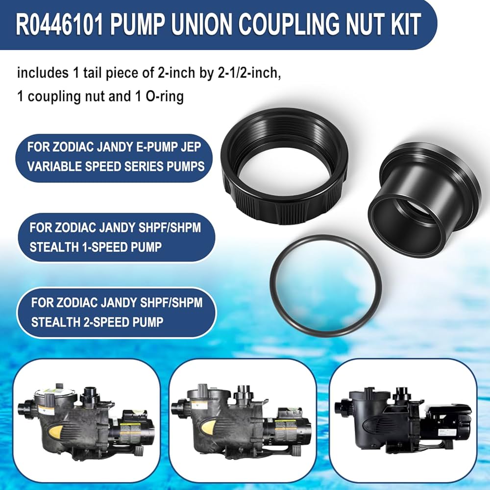 Amazon.com: R0446101 Pump Union Coupling Nut Kit with Tail