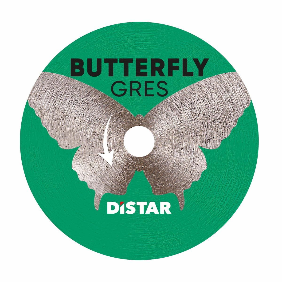 Distar Butterfly Gres Diamond Cutting Disc 45mm Diameter 0.6mm Thickness for Porcelain Stoneware, Green - Image 4