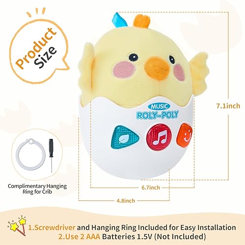 Miniatura 5 de Juguetes sensoriales para bebés de 1 a 3 años, juguetes musicales Baby Einstein de 6 a 12 meses, juguetes de aprendizaje para la dentición para