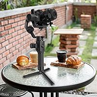 Vista 6 de MINIFOCUS Trípode para cámara, soporte de mesa de escritorio compacto con tornillo de 1/4 pulgadas, soporte de trípode para teléfono estabilizador