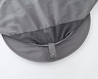 Vista 23 de Home Prefer Sombrero para sol para el aire libre con protección UV, secado rápido, unisex con solapa para proteger el cuello Negro