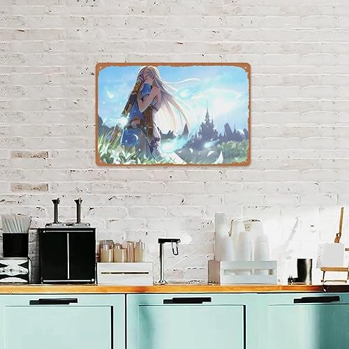 Miniatura 4 de MDUGKDLGJ C239 Legend Zelda Breath Wild 8 - Póster en lienzo de pared de película para pared del hogar, decoración retro de 8 x 12 pulgadas