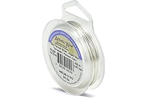 Artistic Wire, 24 Gauge Tarnish Resistant Silver Plated Copper Craft Wire
