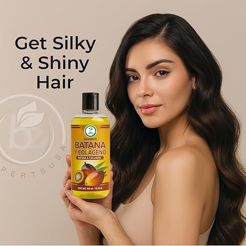 Miniatura 8 de Champú de aceite Batana con colágeno, romero y aloe vera, nutritivo e hidratante, 16.9 onzas líquidas, sin sal, sin parabenos, para cabello seco y