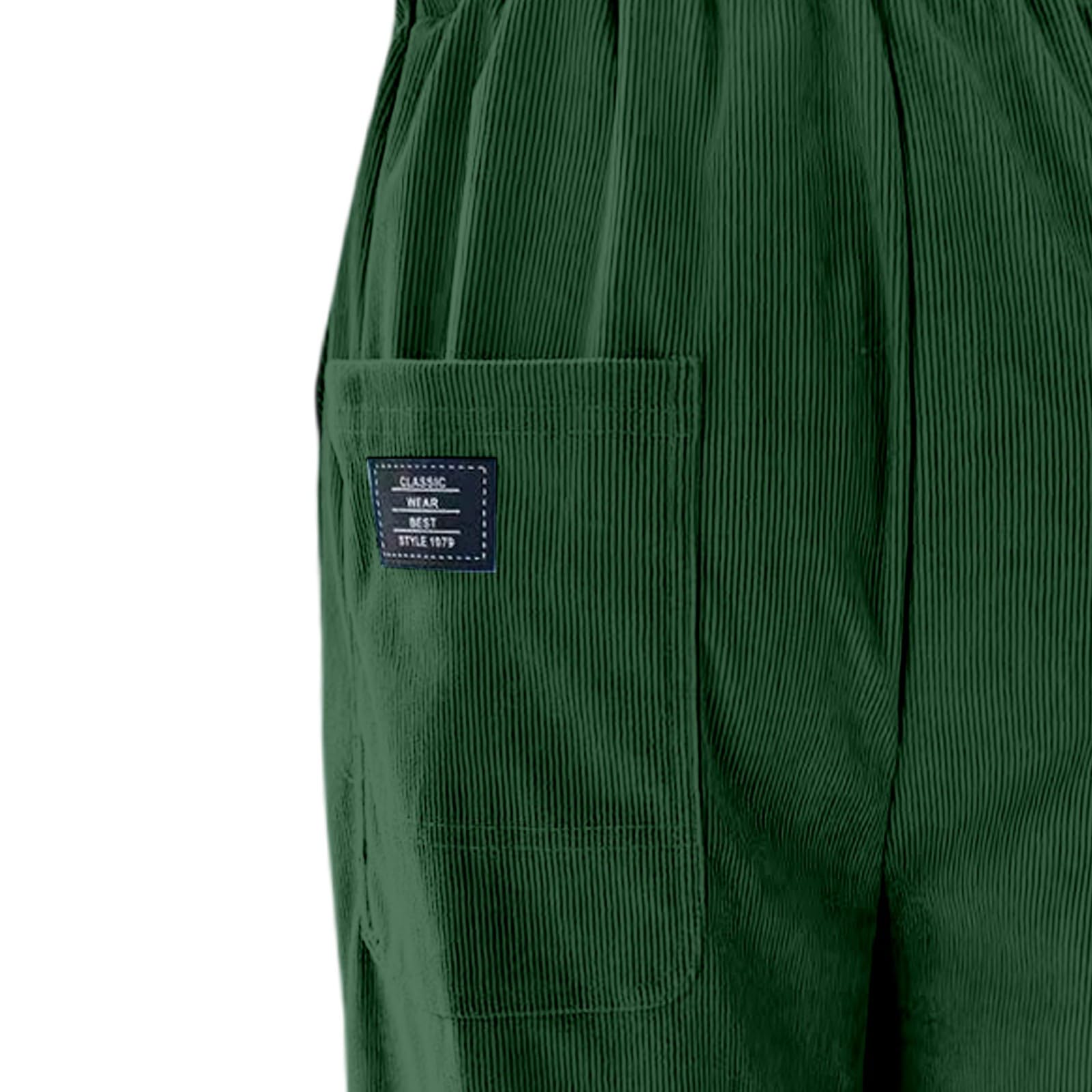 Pantaloni da uomo in velluto a coste, per autunno e inverno, per il tempo