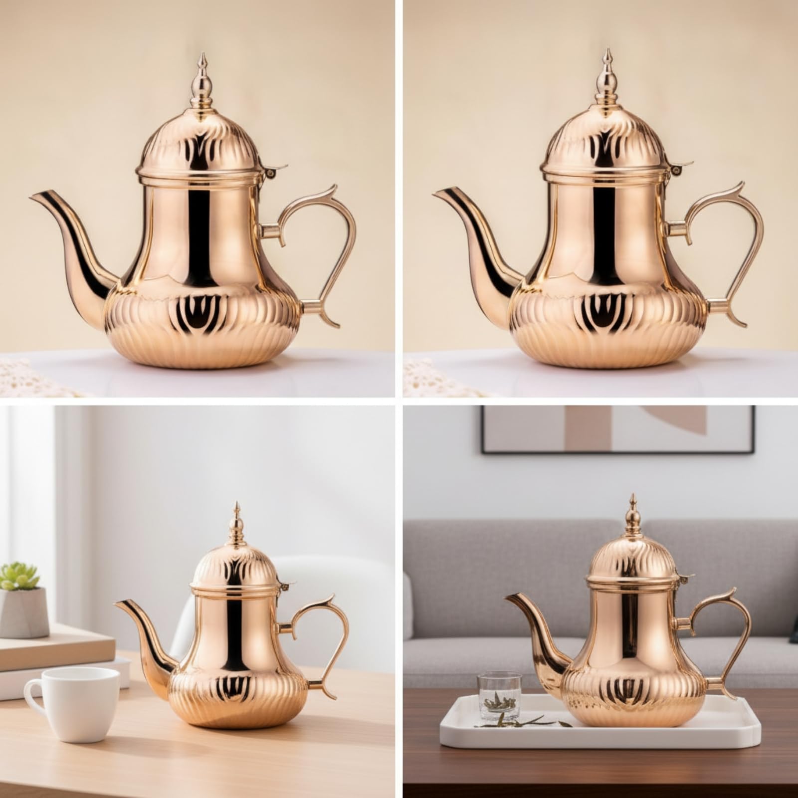 Tetera con Tapa Rosado Vajilla, 1400ML