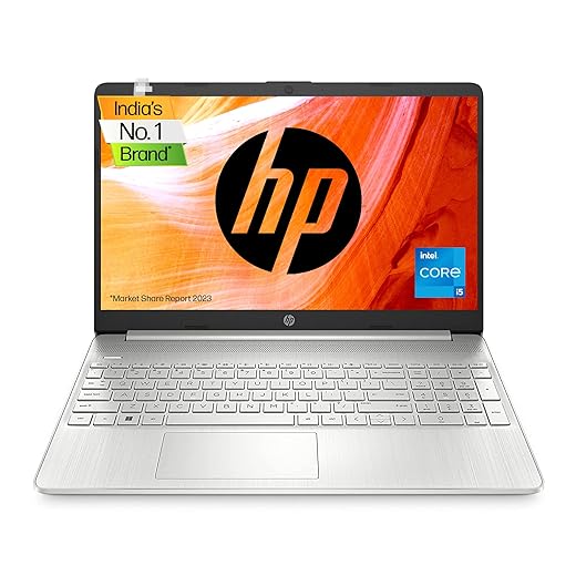 HP Laptop 15s, 11th Gen Intel Core i5-1155G7, 15.6-inch (39.6 cm), FHD, 16GB DDR4, 512GB SSD, Intel Iris Xe Graphics, Backlit KB, Thin & Light (Win 11, MSO 2021, Silver, 1.69 kg), fr4001TU