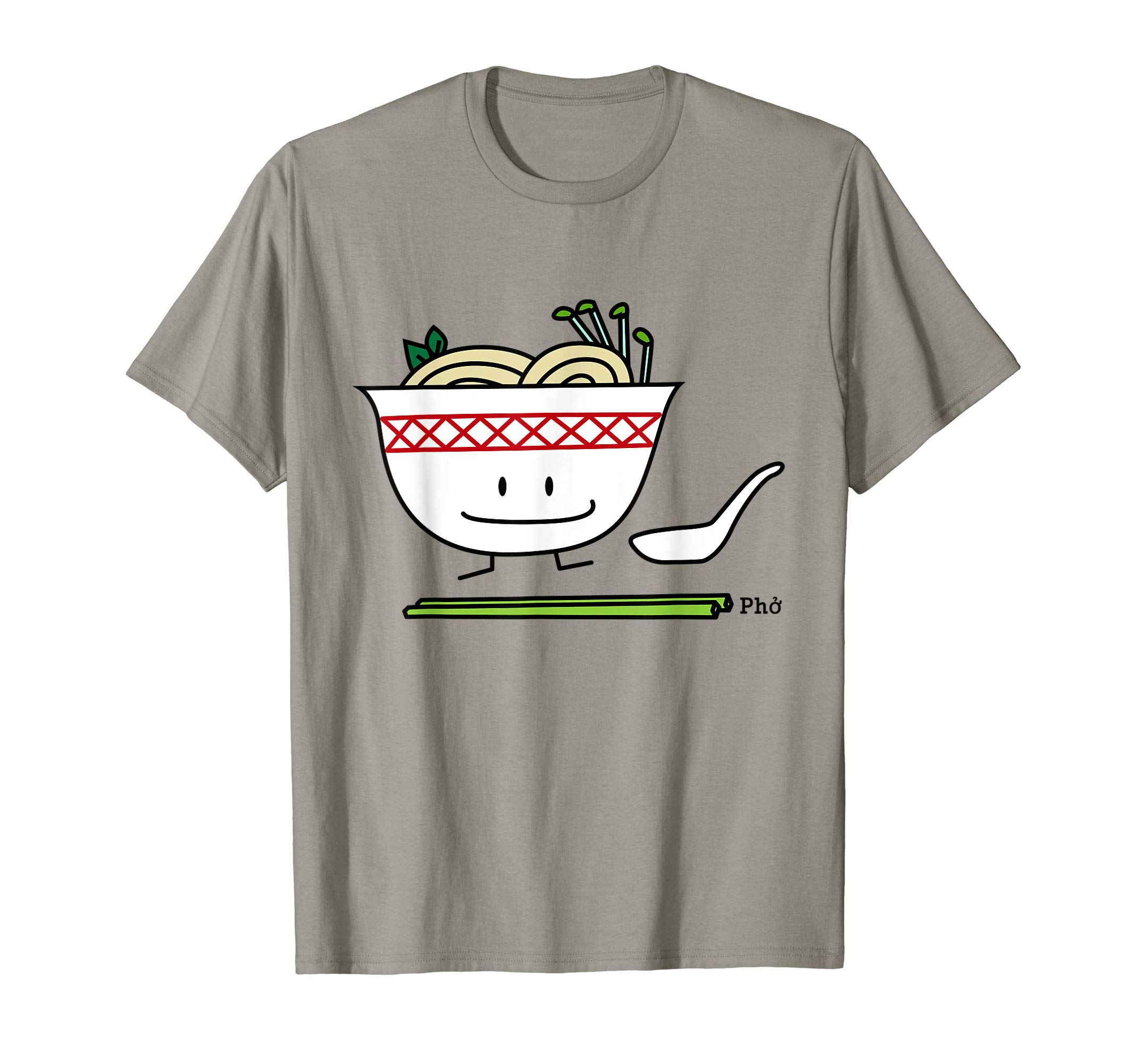 Happy Pho Vietnamese Noodles Bowl with Chopsticks T-Shirt