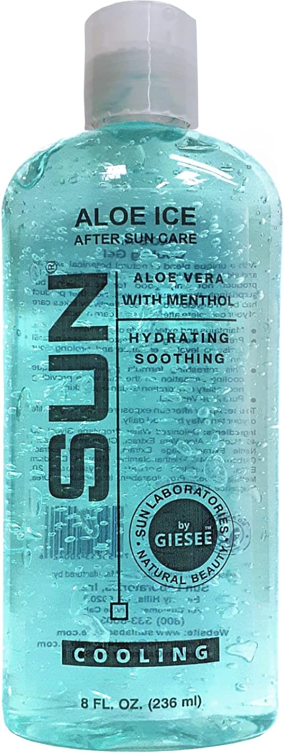 Labs Finalising Gel 240ml - After Care Pure Aloe Vera Gel with Menthol Moisturiser Over Exposure To Moisturising Soothing Skin Face And Body