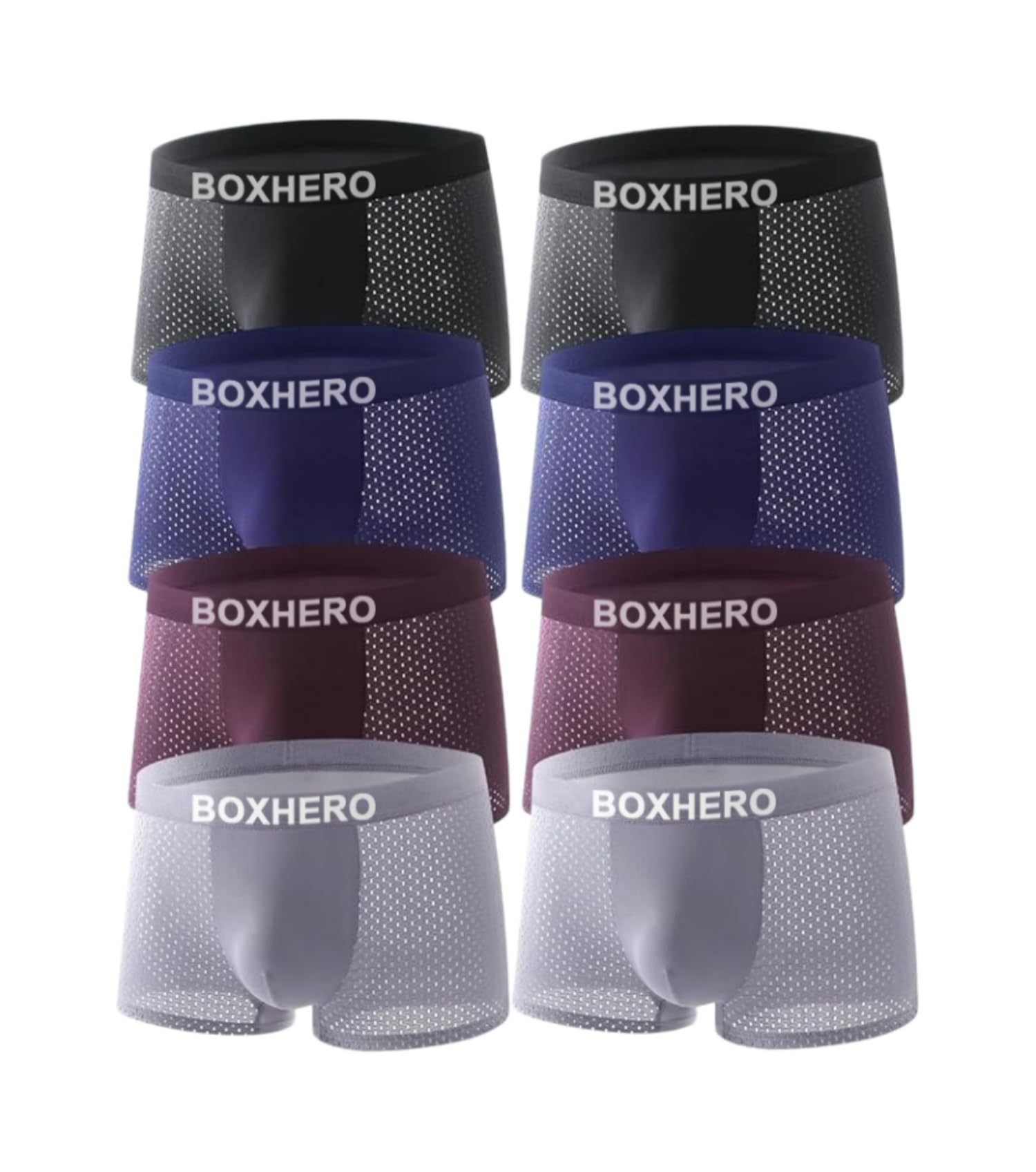 Boxhero Bamboo Herren-Unterwäsche – Box Hero Boxershorts mit 3D-Tasche, bequeme Unterwäsche für Herren