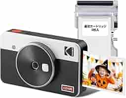 KODAK Mini Shot 2 Retro 4Pass 2in1 ホワイト Amazon | コダック KODAK Mini Shot 2 Retro 4PASS 2-in-1