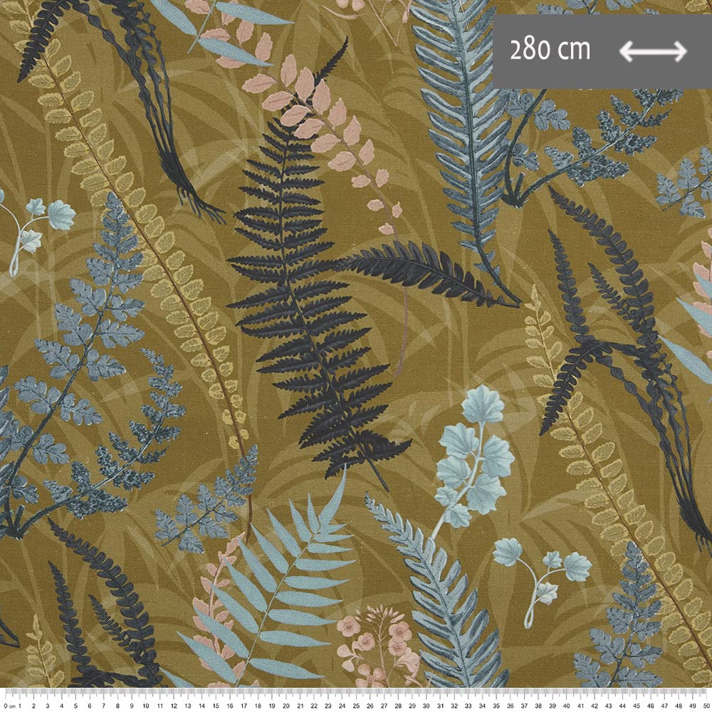 Kt KILOtela - Digital Printed Canvas Fabric, Half Panama Organic Cotton, Standard 100 by Oeko-Tex, 100 cm Length x 280 cm Width - Image 3