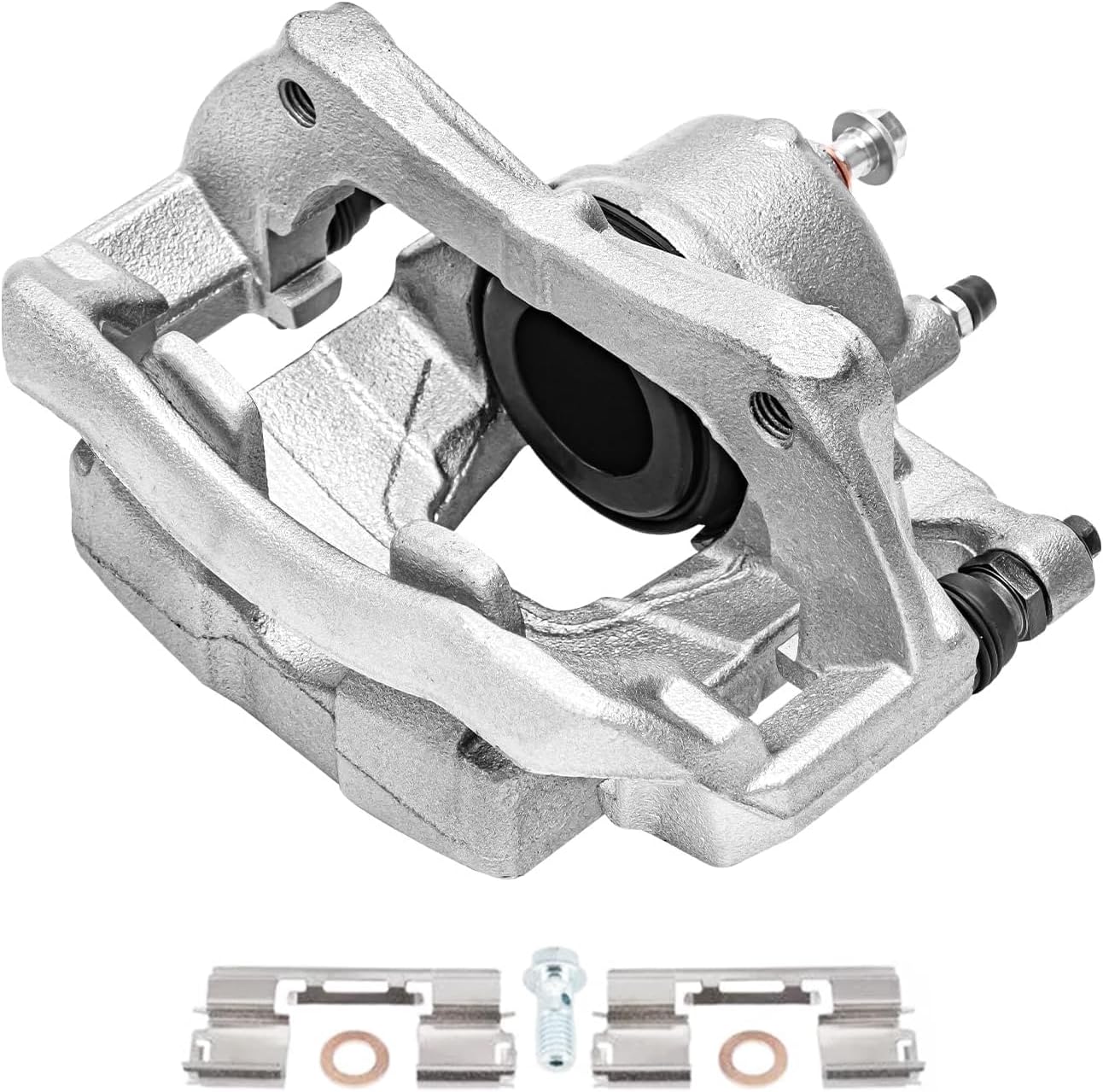 Detroit Axle - 2pc Front Brake Calipers for 2011-2015 Chevrolet Cruze 2012-2017 Sonic Disc Brake Calipers with Brackets 2012 2013 2014 Replacement Brake Calipers Assembly