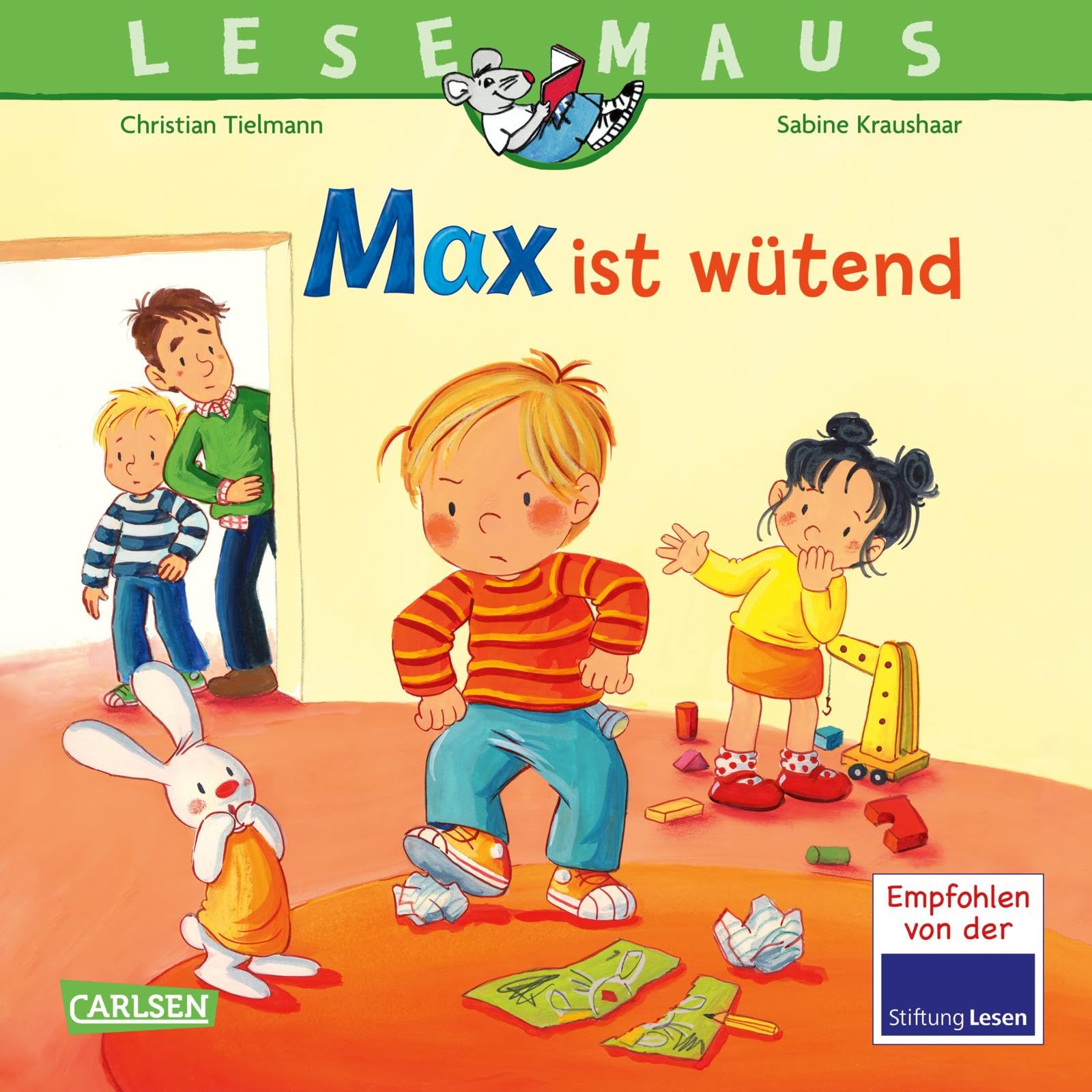LESEMAUS 153: Max ist wütend: Bilderbuch über den Umgang mit Wut | zentrales Thema im Kinderalltag | für Kinder ab 3 Jahre