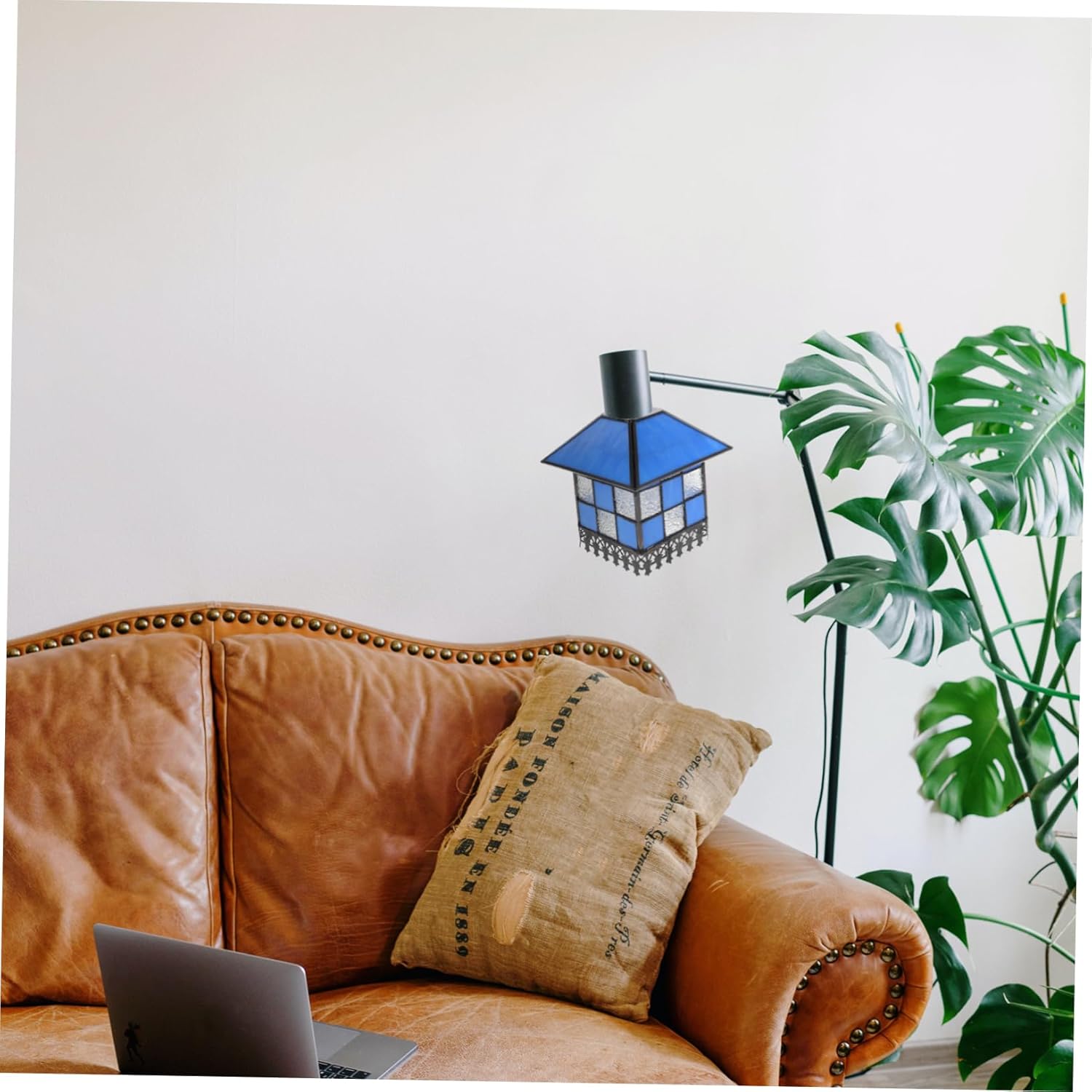 Lurrose Chic Glass Lamp Shade Cover for Bedside and Ceiling Fixtures Warm Light Decor for Living Room Bedroom to Install Unique Design for Housewarming