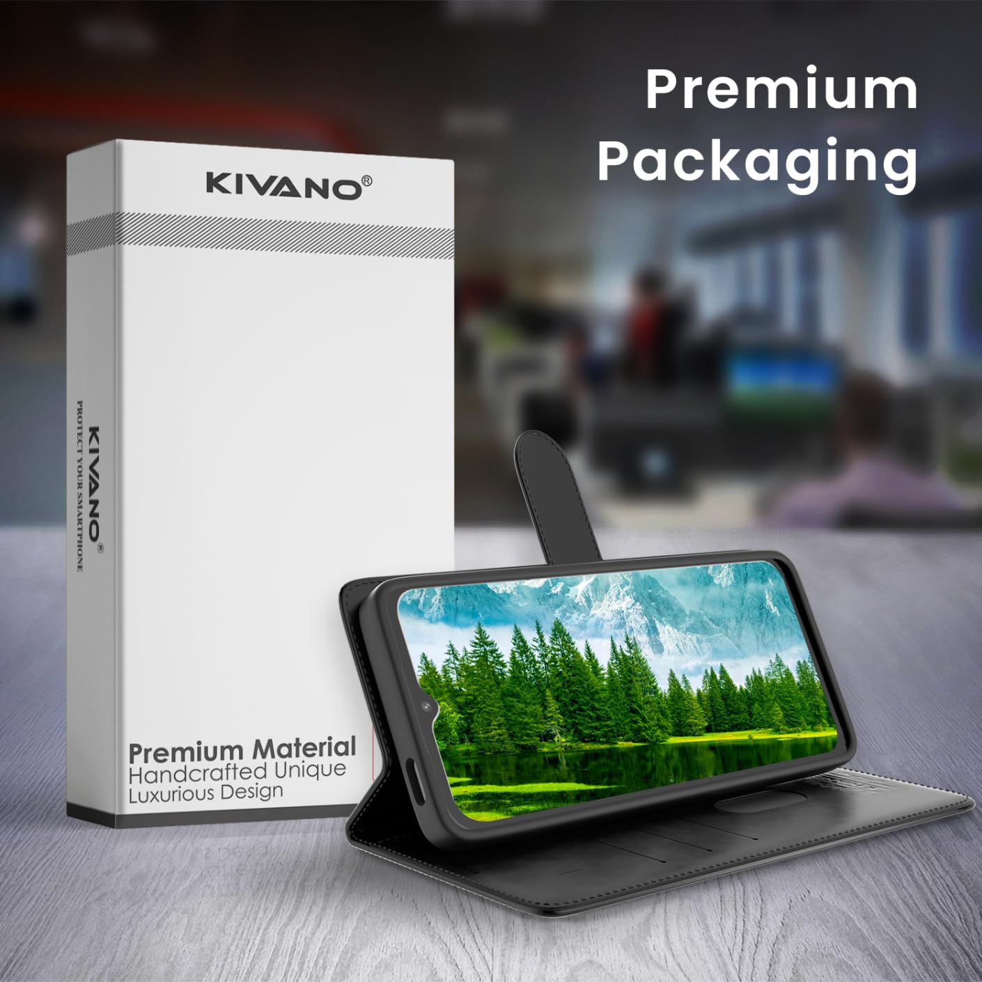 KIVANO LUXE Leather Flip Case for Redmi Note 12 Pro 5G -7